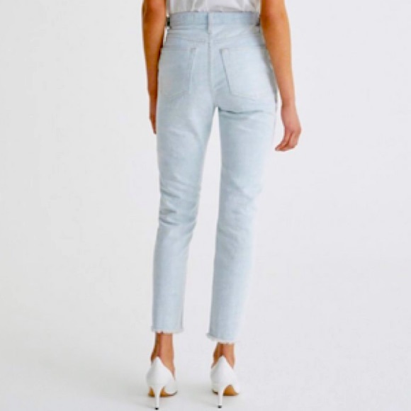 “NEW” AG Adriano Goldschmied The Isabelle High-Rise Straight Crop Jean - Picture 3 of 8